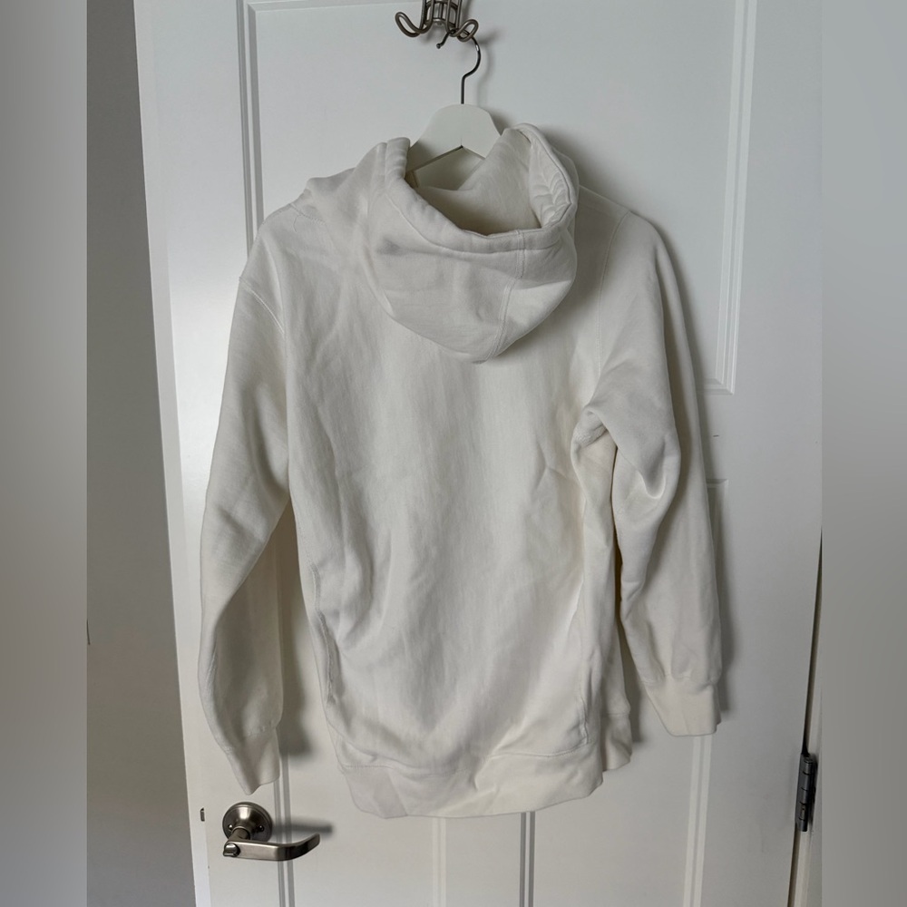 Supreme White Hoodie with Red Logo - Picture 2 of 4